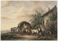 BB 003
          <br/>
          Een pleisterplaats
          <br/>
          <em>Verschuur, Wouterus (1812-1874)</em>